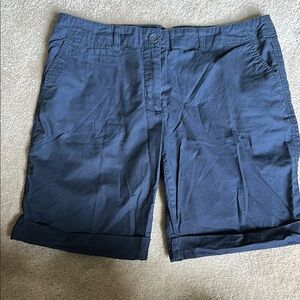 Dalia Collection Women's Navy Flat Front Shorts